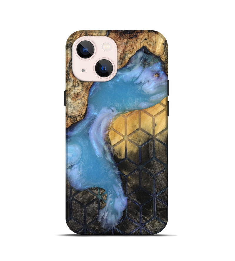 iPhone 13 mini Wood Live Edge Phone Case - Manuel (Pattern, 819129)