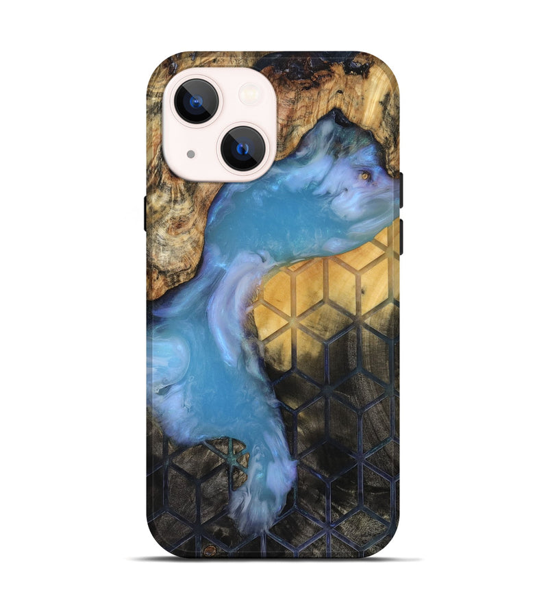 iPhone 14 Wood Live Edge Phone Case - Manuel (Pattern, 819129)