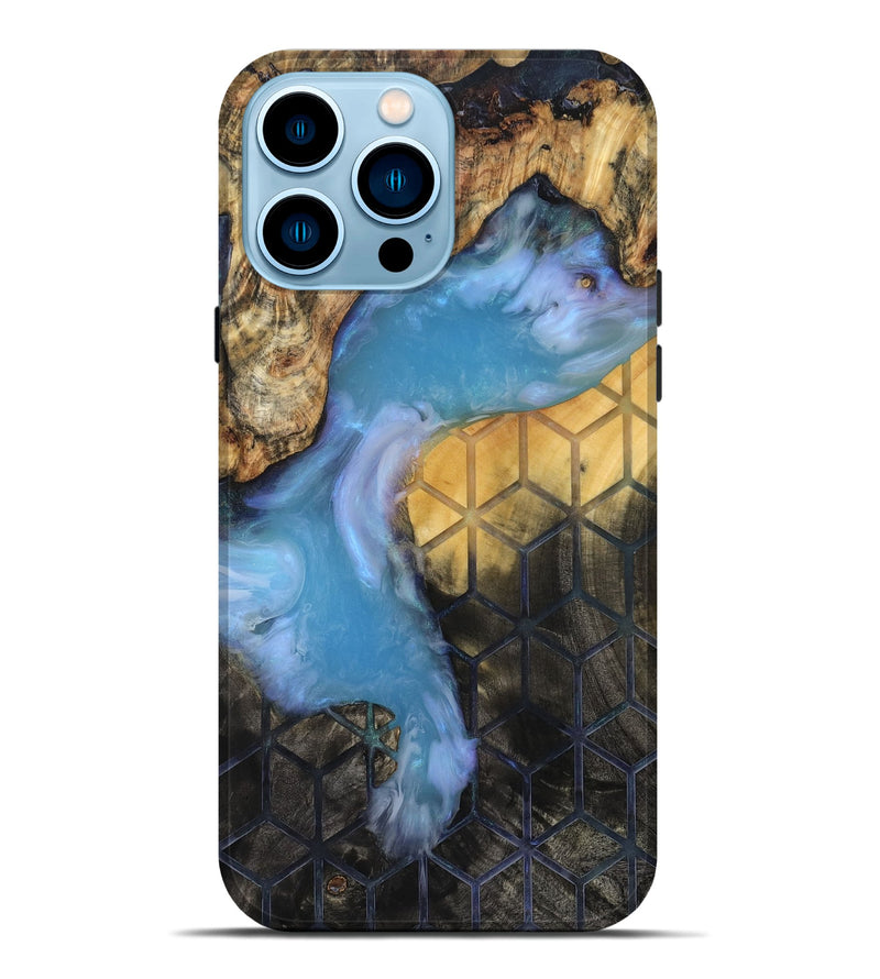 iPhone 14 Pro Max Wood Live Edge Phone Case - Manuel (Pattern, 819129)