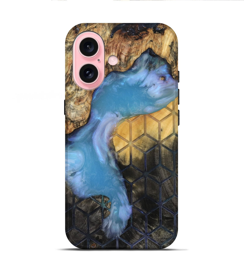 iPhone 16 Wood Live Edge Phone Case - Manuel (Pattern, 819129)