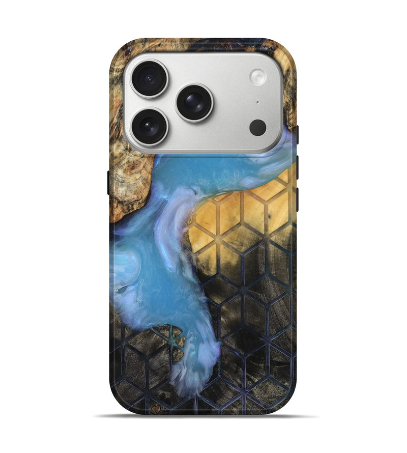 iPhone 17 Pro Wood Live Edge Phone Case - Manuel (Pattern, 819129)