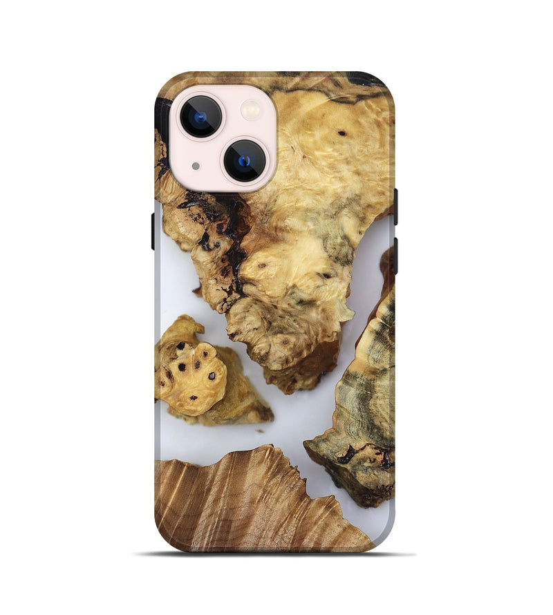 iPhone 13 mini Wood Live Edge Phone Case - Javier (Clear, 819130)