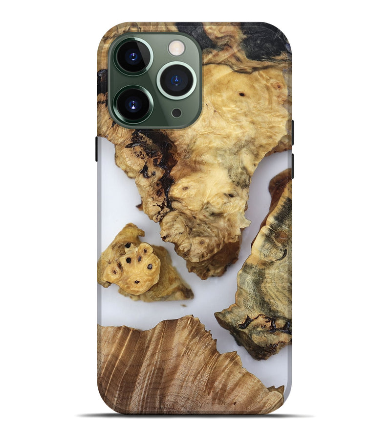iPhone 13 Pro Max Wood Live Edge Phone Case - Javier (Clear, 819130)