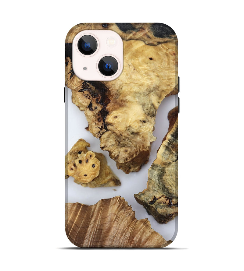 iPhone 14 Wood Live Edge Phone Case - Javier (Clear, 819130)