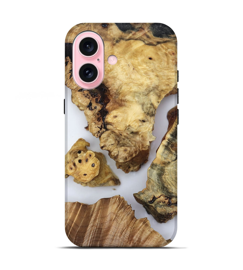 iPhone 17 Wood Live Edge Phone Case - Javier (Clear, 819130)