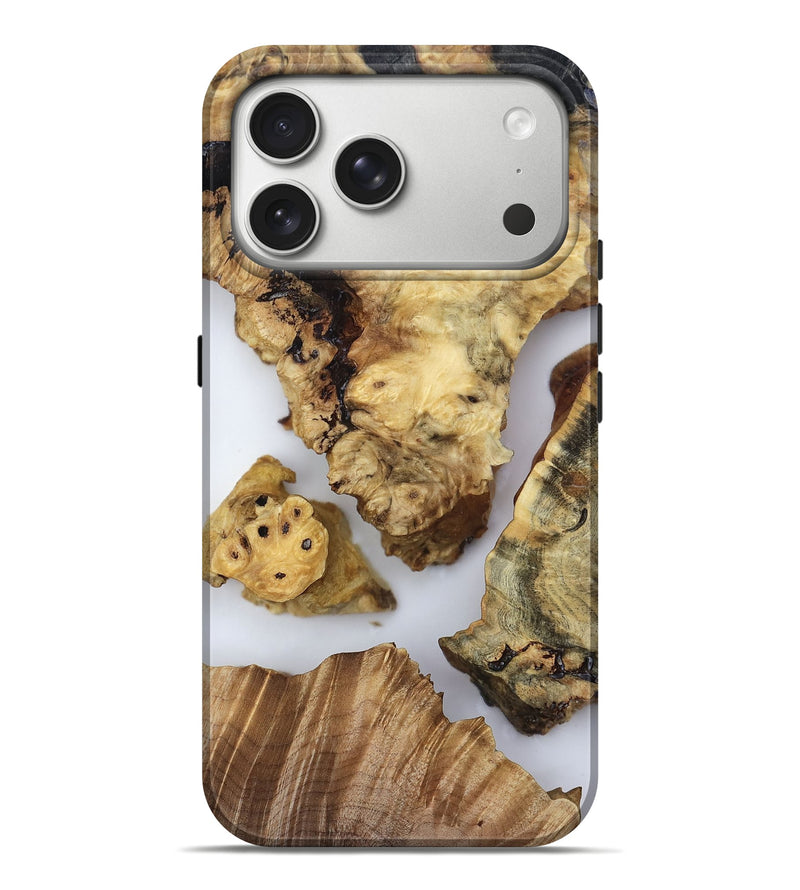 iPhone 17 Pro Max Wood Live Edge Phone Case - Javier (Clear, 819130)