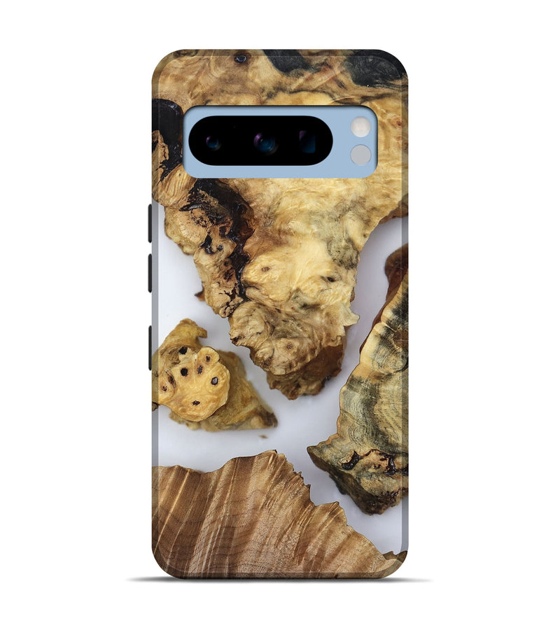 Pixel 8 Pro Wood Live Edge Phone Case - Javier (Clear, 819130)