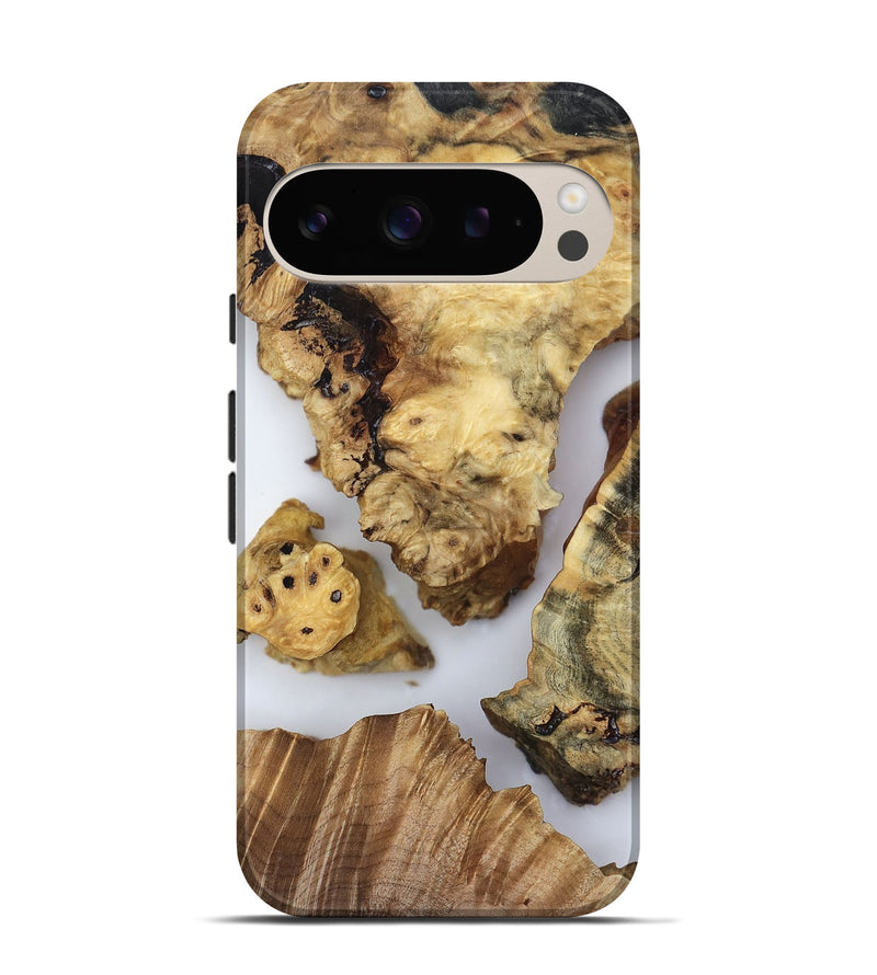 Pixel 9 Pro Wood Live Edge Phone Case - Javier (Clear, 819130)