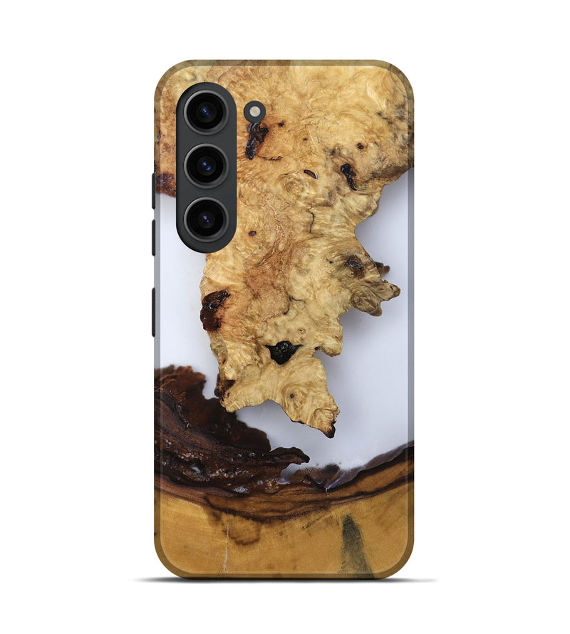 Galaxy S23 Wood Live Edge Phone Case - Renata (Clear, 819131)