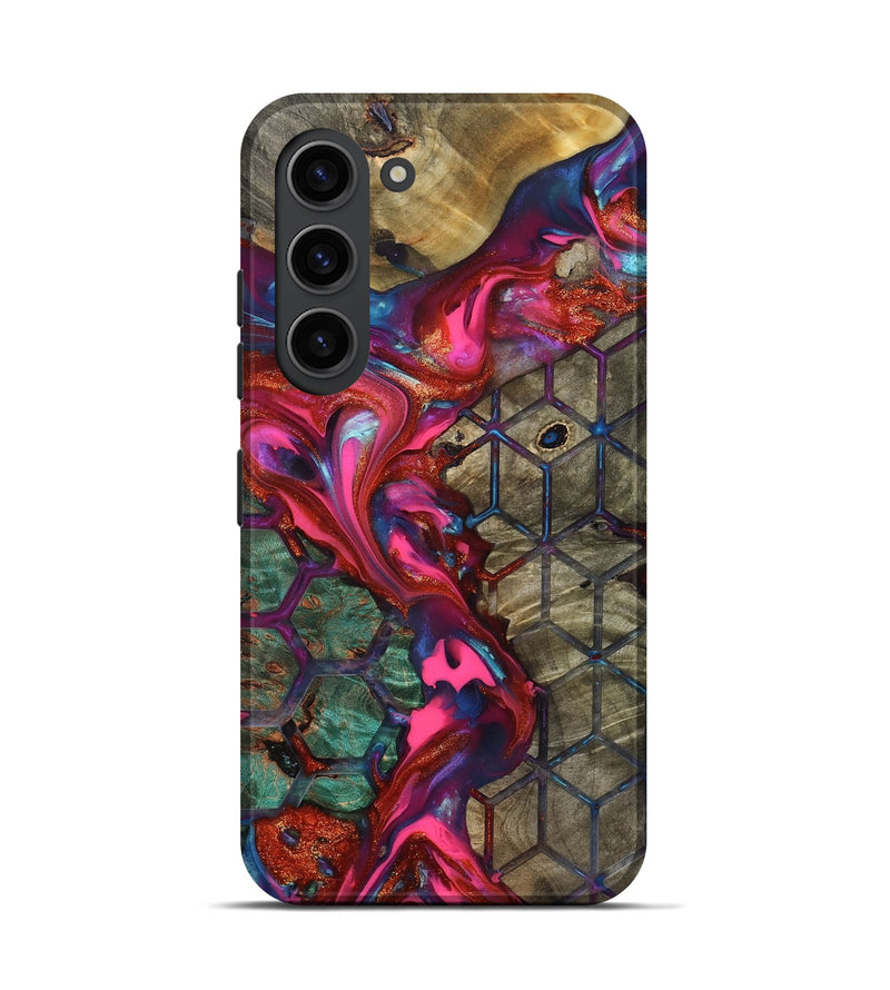 Galaxy S23 Wood Live Edge Phone Case - Ayah (Pattern, 819132)