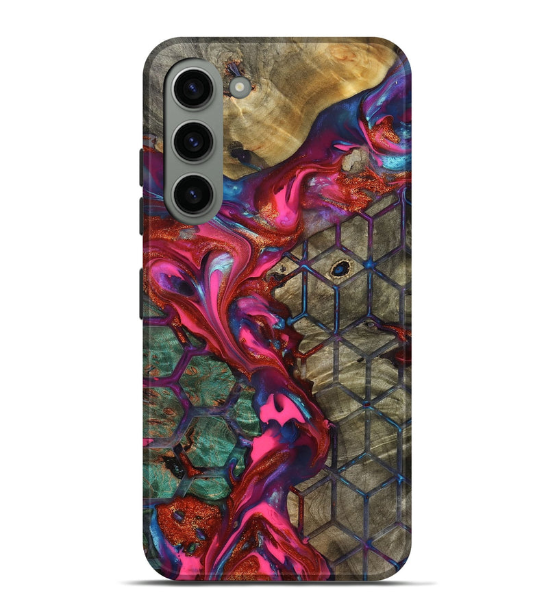 Galaxy S23 Plus Wood Live Edge Phone Case - Ayah (Pattern, 819132)