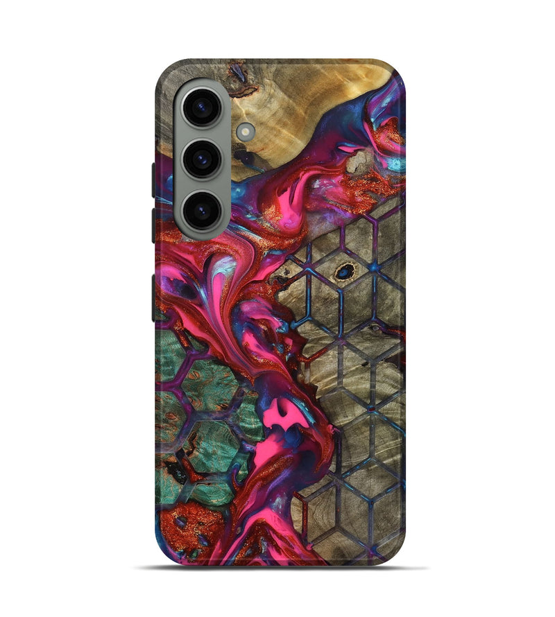 Galaxy S24 Wood Live Edge Phone Case - Ayah (Pattern, 819132)