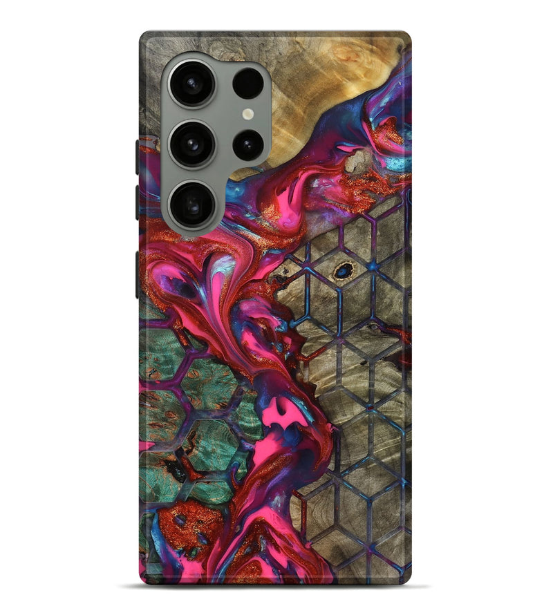Galaxy S24 Ultra Wood Live Edge Phone Case - Ayah (Pattern, 819132)
