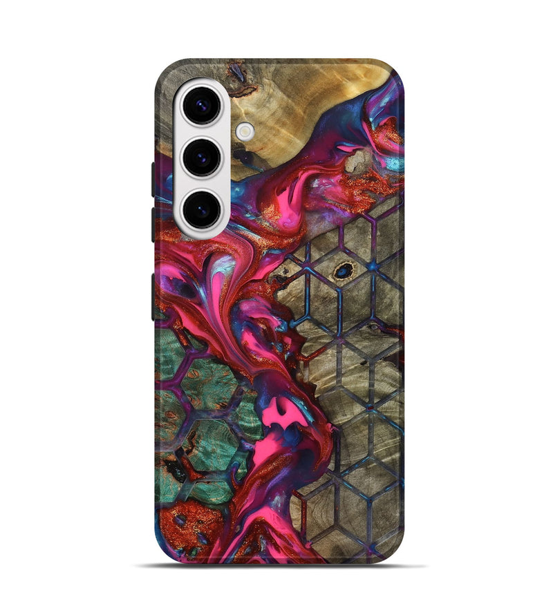 Galaxy S25 Wood Live Edge Phone Case - Ayah (Pattern, 819132)