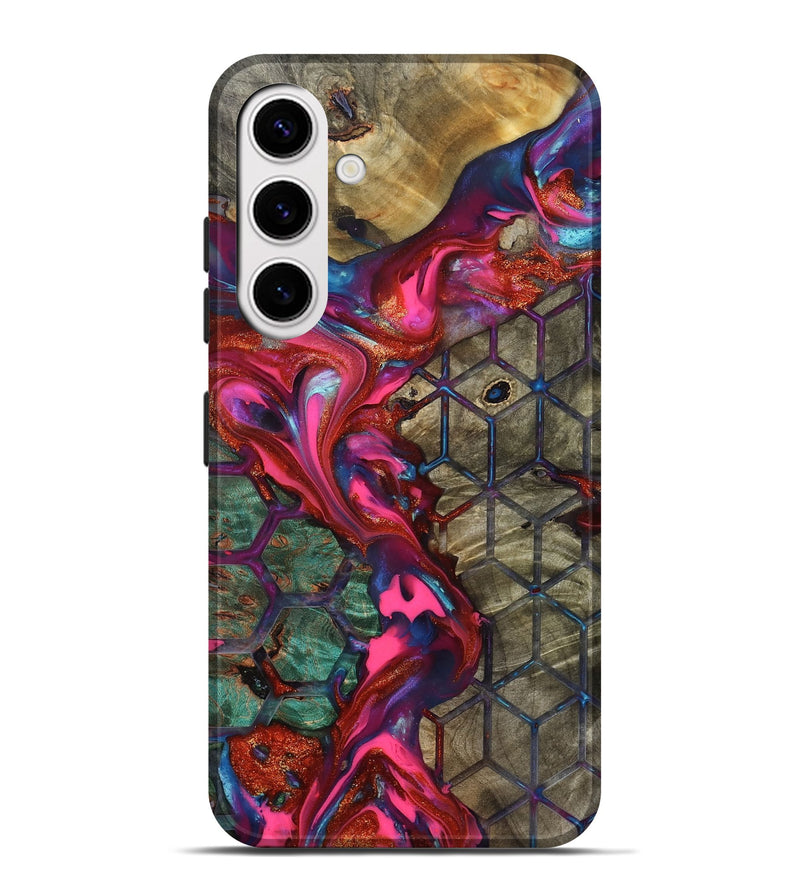 Galaxy S25 Plus Wood Live Edge Phone Case - Ayah (Pattern, 819132)