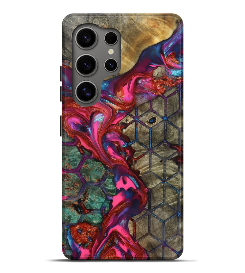 Galaxy S25 Ultra Wood Live Edge Phone Case - Ayah (Pattern, 819132)
