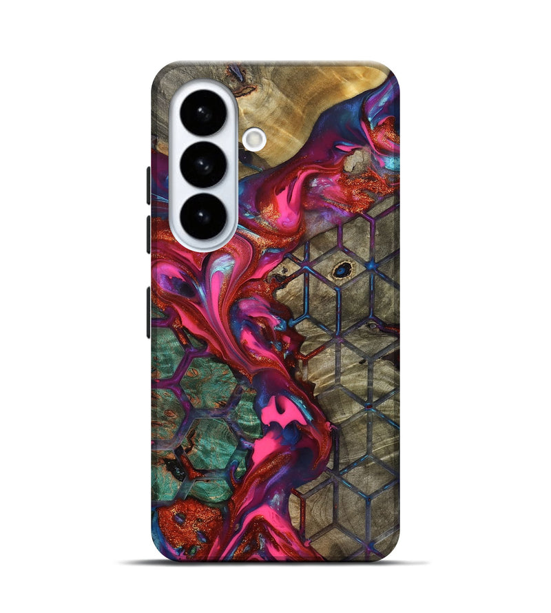 Galaxy S26 Wood Live Edge Phone Case - Ayah (Pattern, 819132)