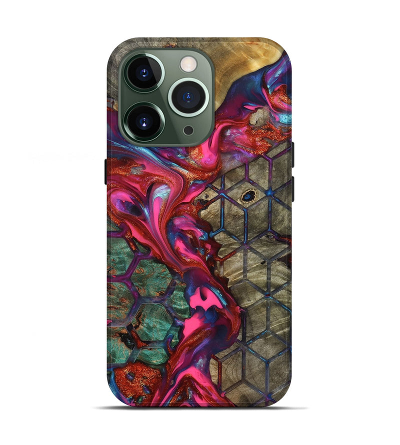 iPhone 13 Pro Wood Live Edge Phone Case - Ayah (Pattern, 819132)