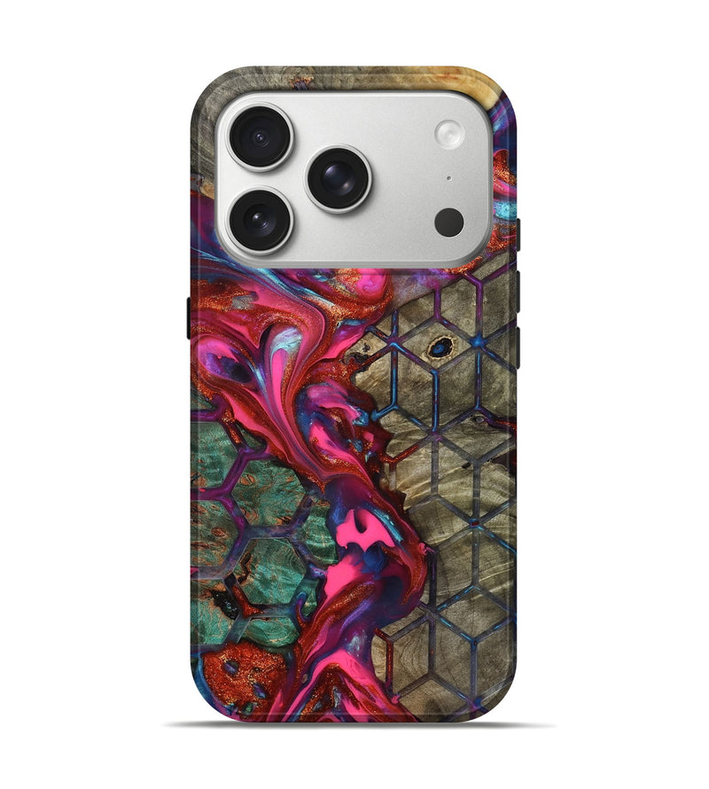iPhone 17 Pro Wood Live Edge Phone Case - Ayah (Pattern, 819132)