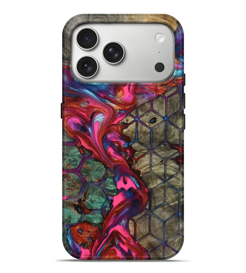 iPhone 17 Pro Max Wood Live Edge Phone Case - Ayah (Pattern, 819132)