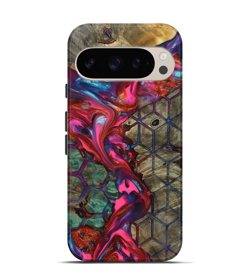Pixel 9 Pro Wood Live Edge Phone Case - Ayah (Pattern, 819132)