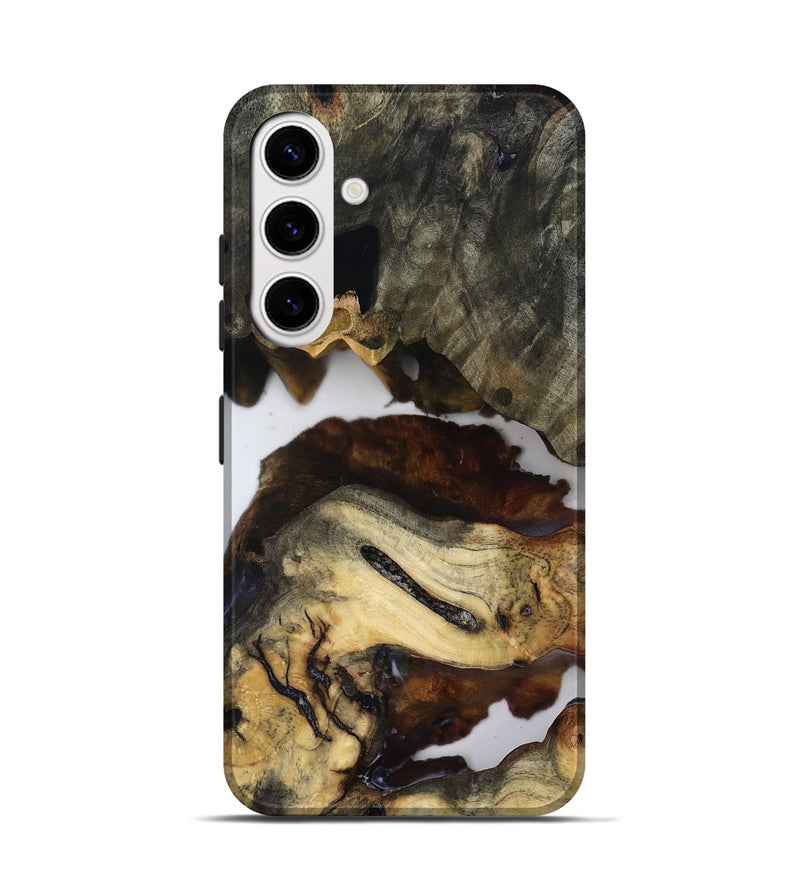 Galaxy S25 Wood Live Edge Phone Case - Jerald (Clear, 819133)