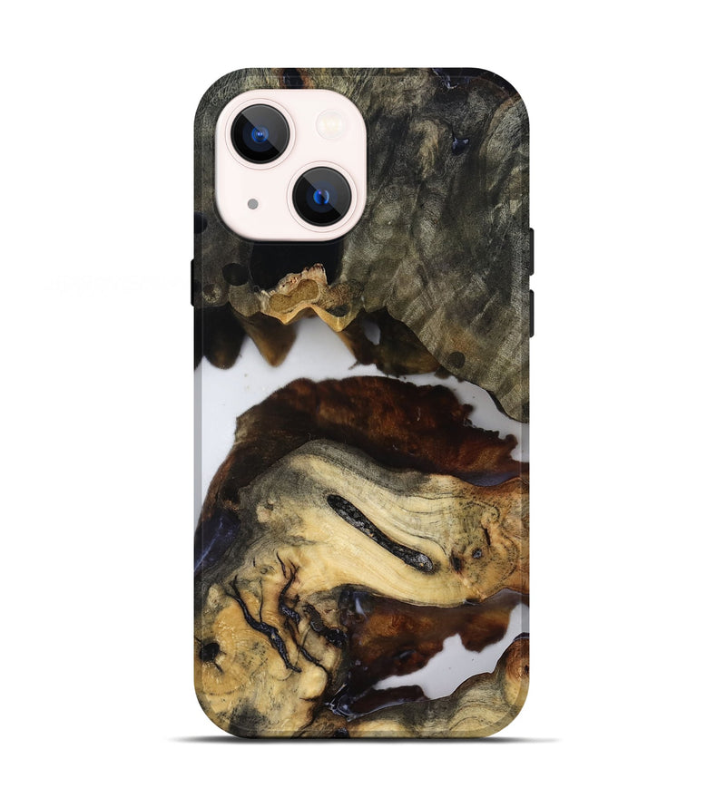 iPhone 13 Wood Live Edge Phone Case - Jerald (Clear, 819133)