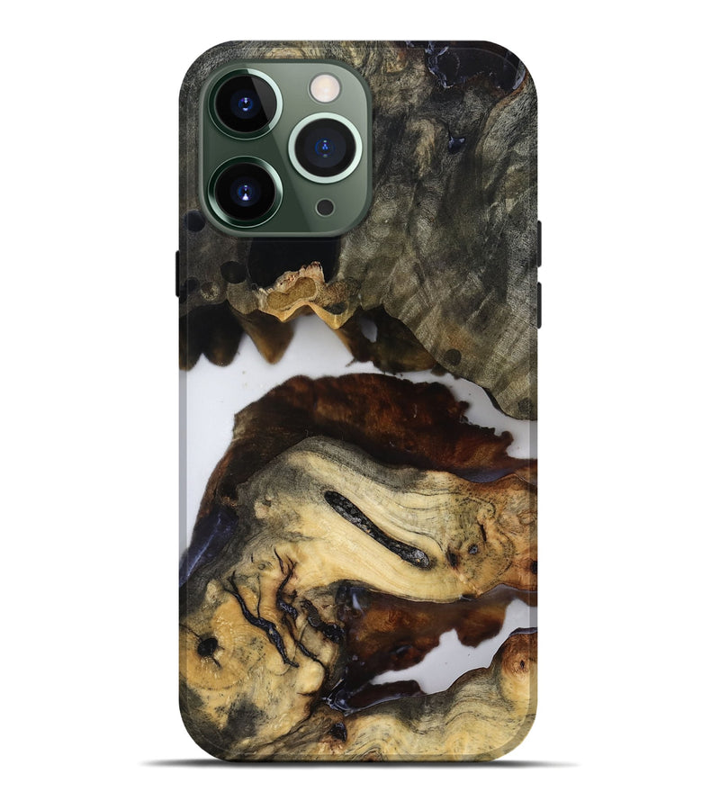 iPhone 13 Pro Max Wood Live Edge Phone Case - Jerald (Clear, 819133)