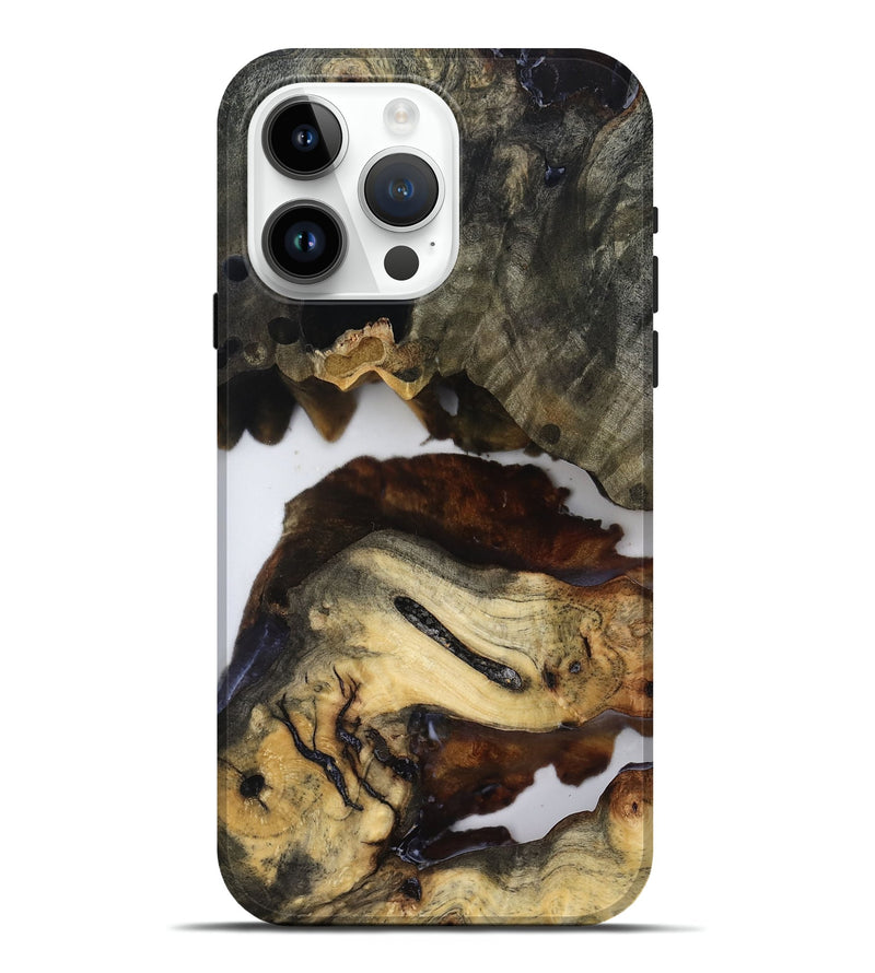 iPhone 15 Pro Max Wood Live Edge Phone Case - Jerald (Clear, 819133)
