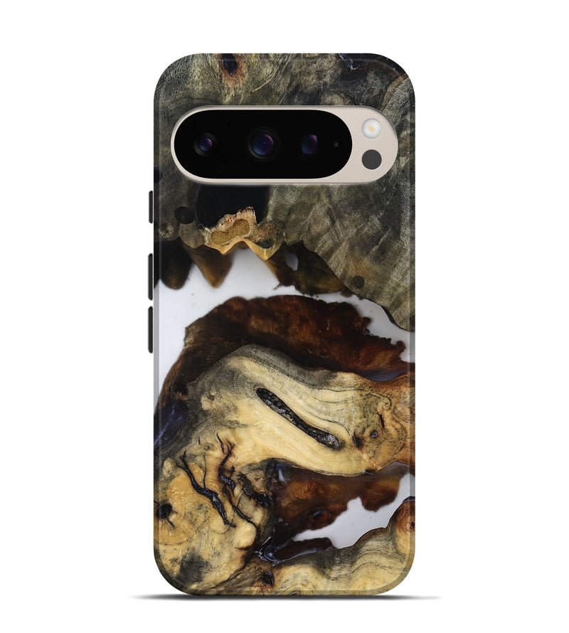 Pixel 9 Pro Wood Live Edge Phone Case - Jerald (Clear, 819133)
