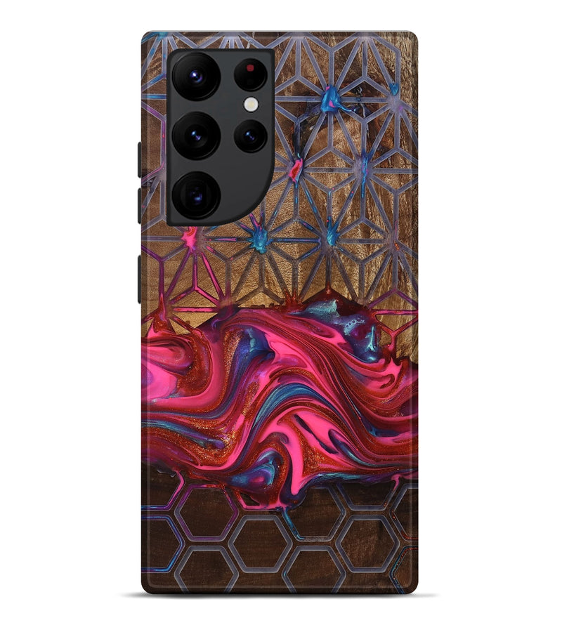 Galaxy S22 Ultra Wood Live Edge Phone Case - Tomeka (Pattern, 819135)