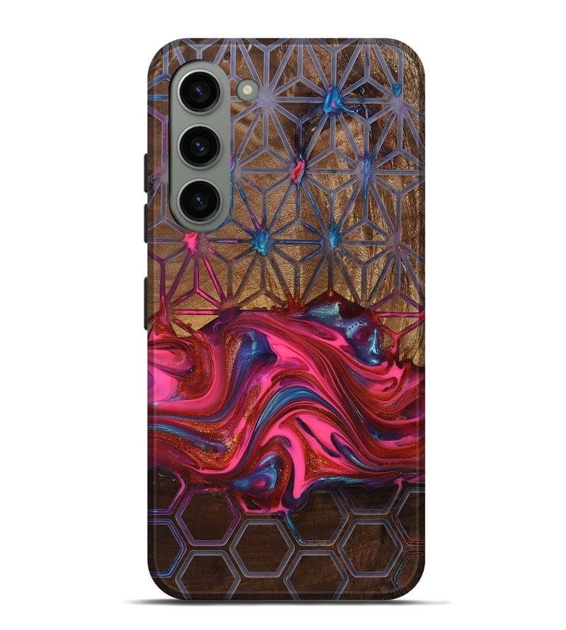 Galaxy S23 Plus Wood Live Edge Phone Case - Tomeka (Pattern, 819135)