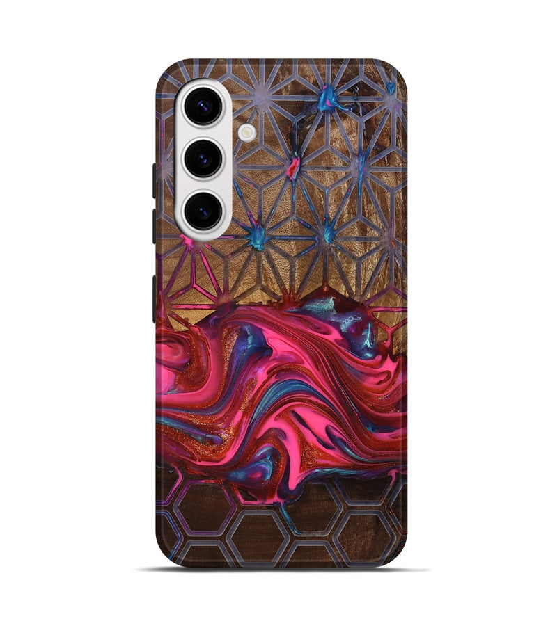 Galaxy S25 Wood Live Edge Phone Case - Tomeka (Pattern, 819135)