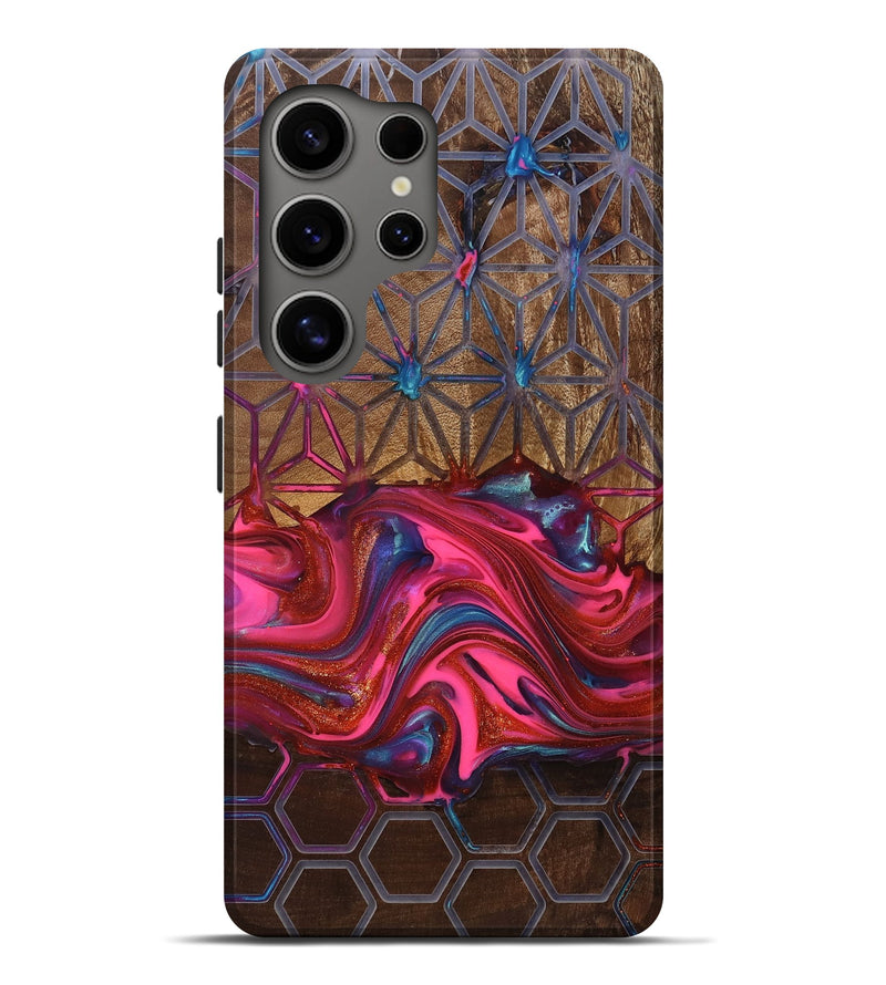 Galaxy S25 Ultra Wood Live Edge Phone Case - Tomeka (Pattern, 819135)