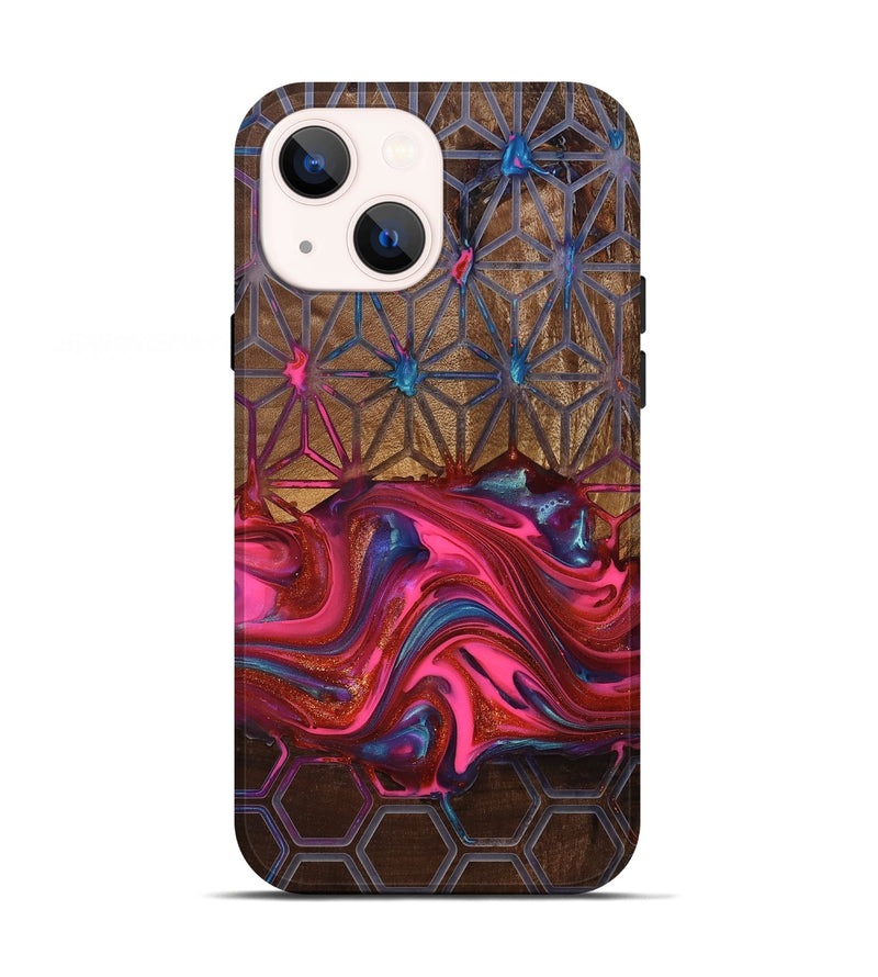 iPhone 13 Wood Live Edge Phone Case - Tomeka (Pattern, 819135)