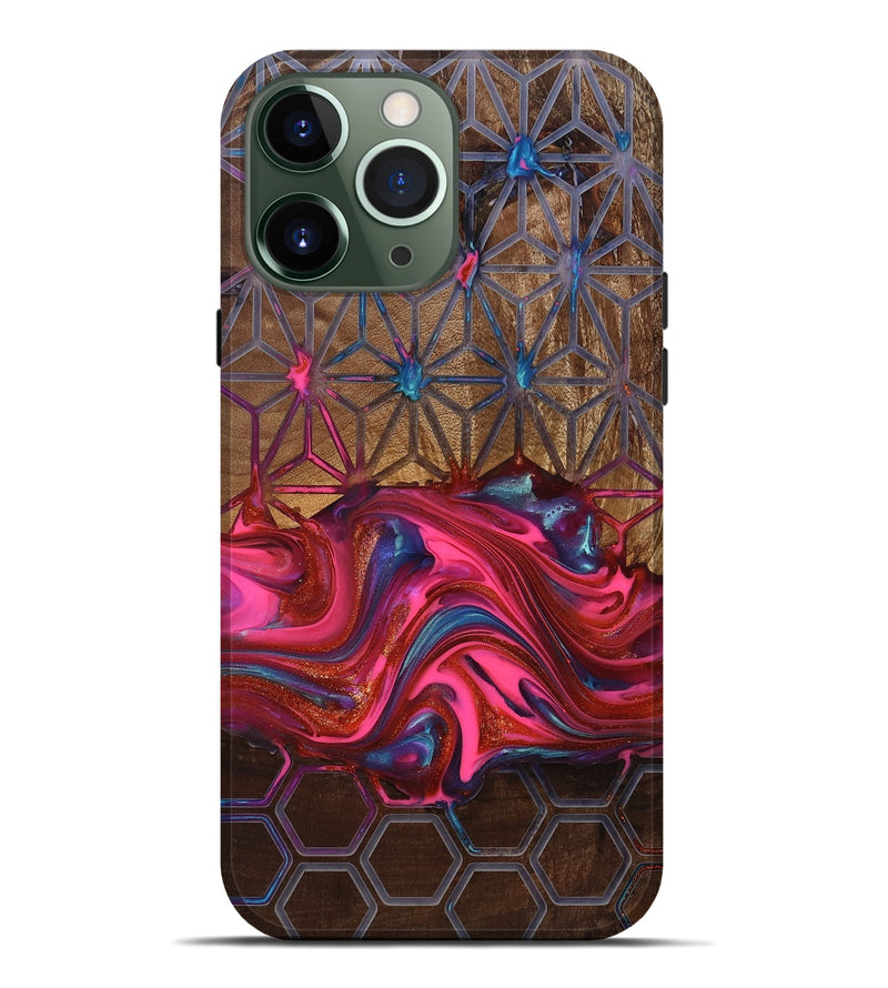 iPhone 13 Pro Max Wood Live Edge Phone Case - Tomeka (Pattern, 819135)