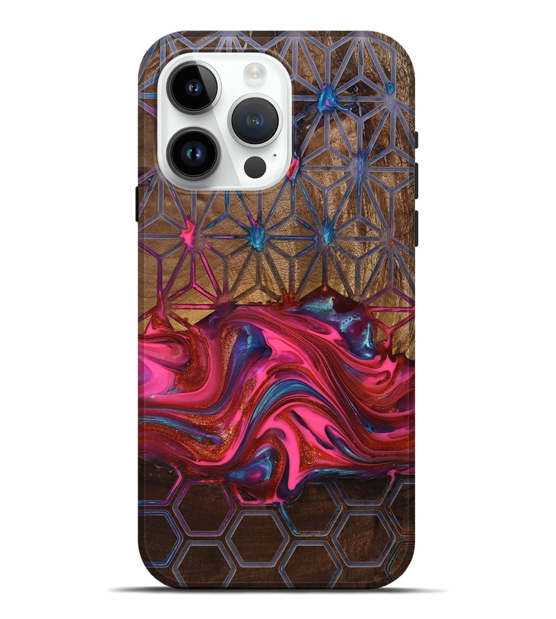 iPhone 15 Pro Max Wood Live Edge Phone Case - Tomeka (Pattern, 819135)