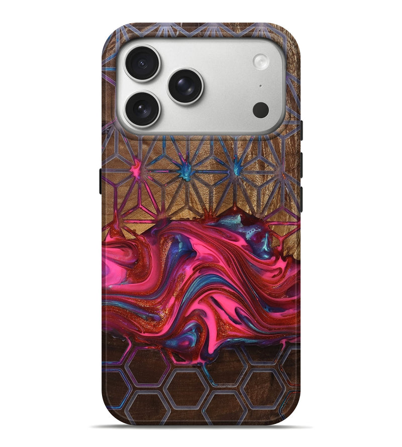 iPhone 17 Pro Max Wood Live Edge Phone Case - Tomeka (Pattern, 819135)