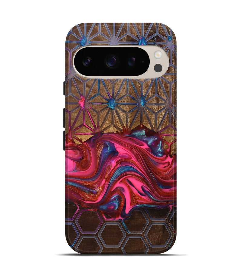 Pixel 9 Wood Live Edge Phone Case - Tomeka (Pattern, 819135)
