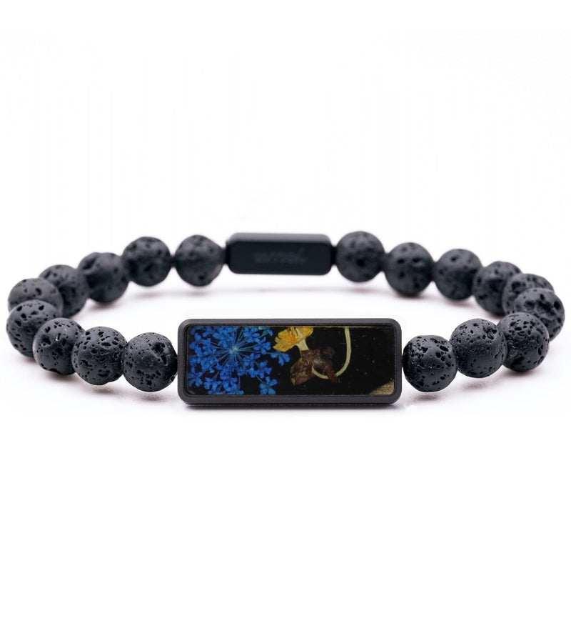 Lava Bead ResinArt Bracelet - Velma (Bloom, 819165)