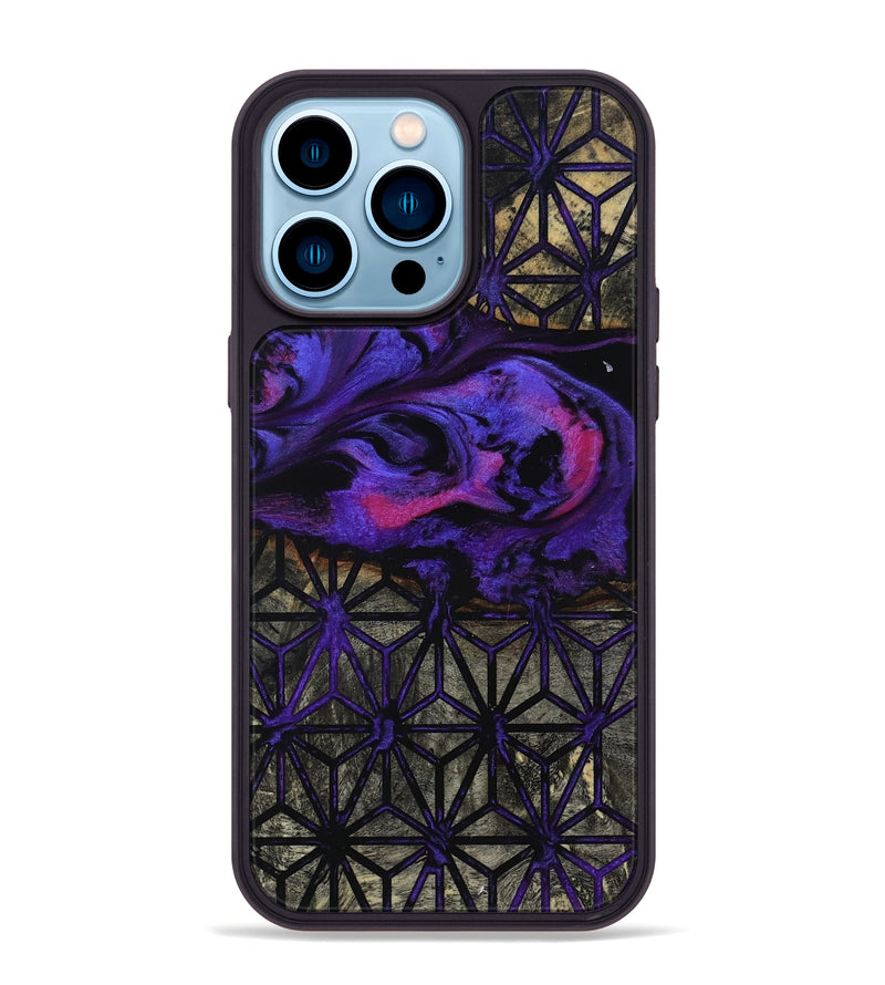 iPhone 14 Pro Max Wood Phone Case - Kamron (Pattern, 819170)
