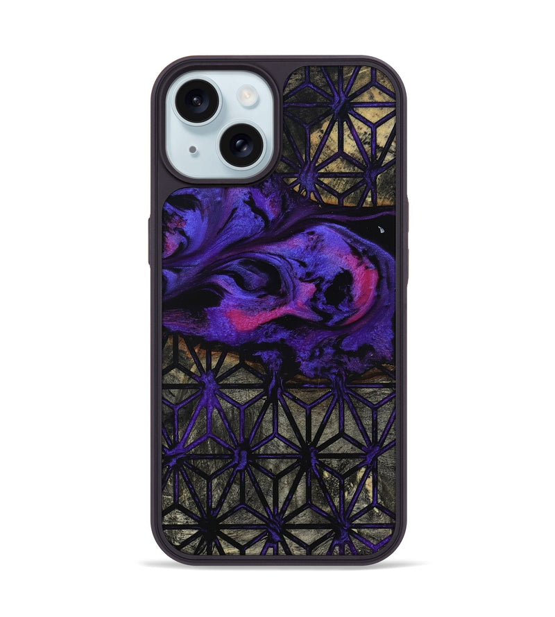 iPhone 15 Wood Phone Case - Kamron (Pattern, 819170)