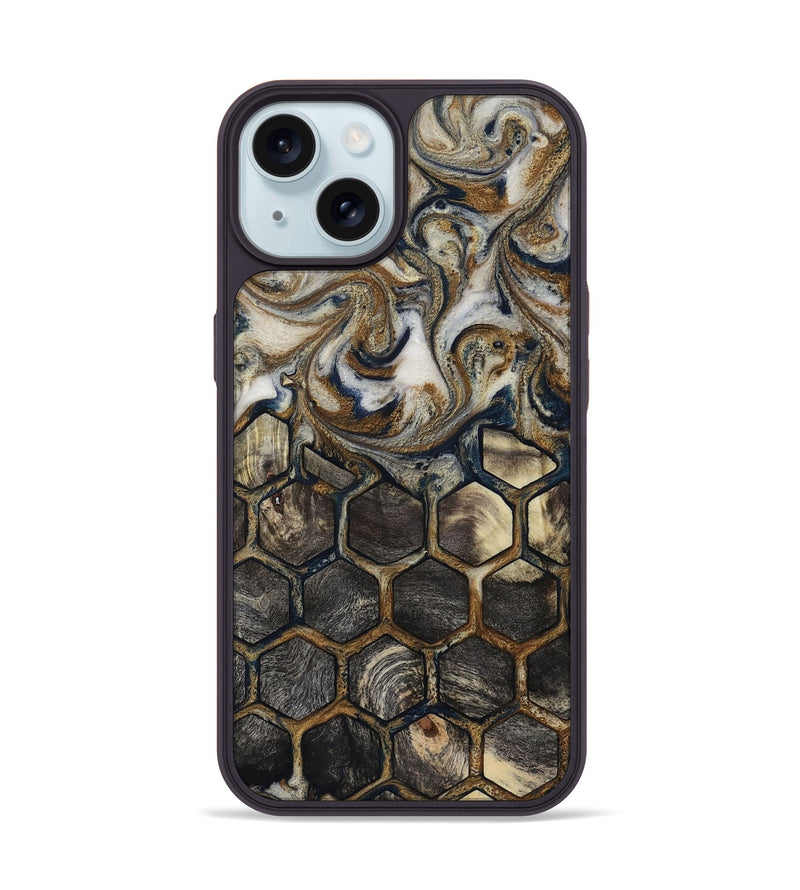 iPhone 15 Wood Phone Case - Mariel (Pattern, 819171)