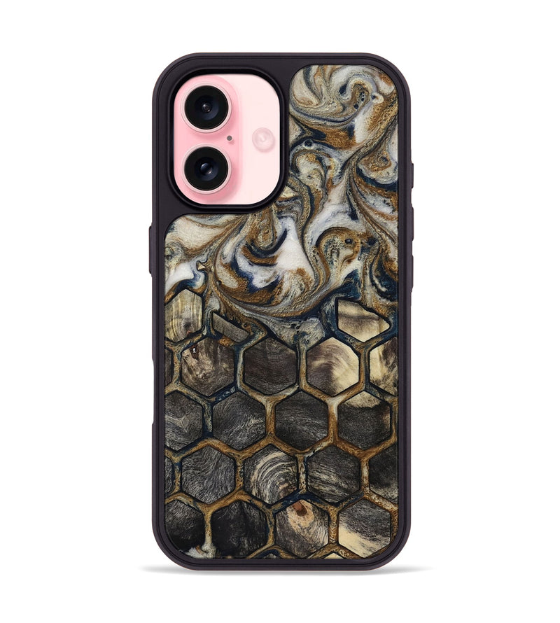 iPhone 16 Wood Phone Case - Mariel (Pattern, 819171)