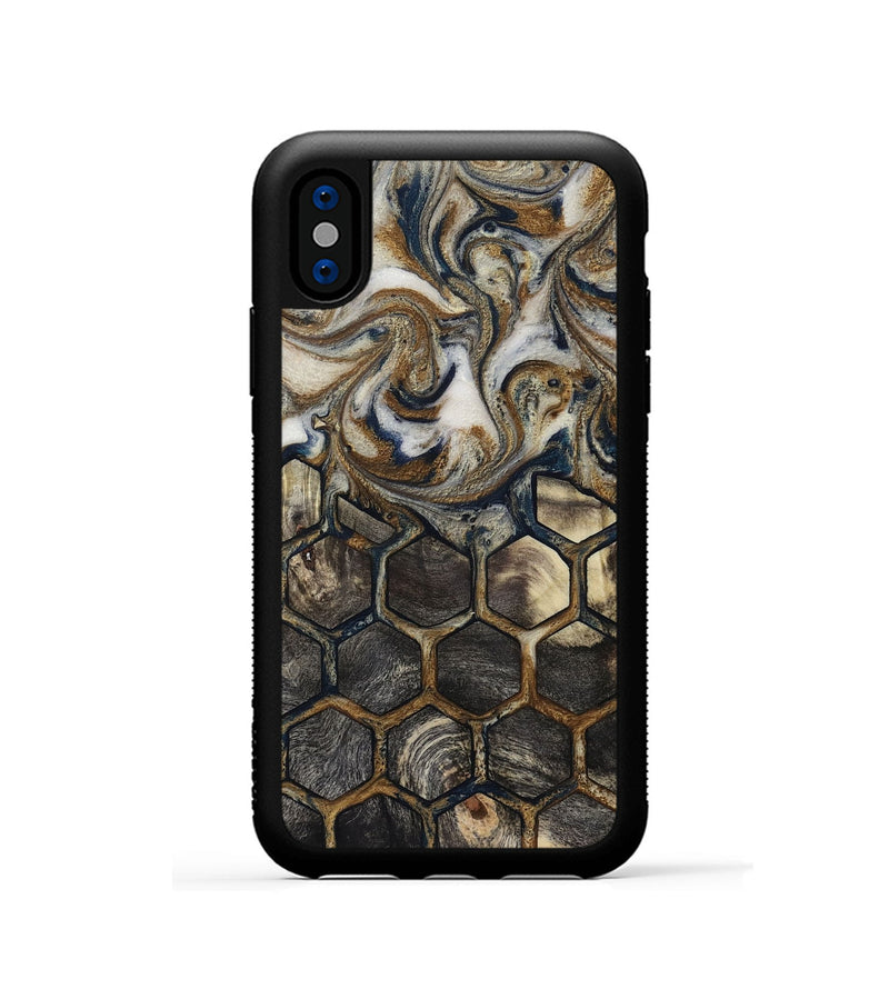 iPhone Xs Wood Phone Case - Mariel (Pattern, 819171)