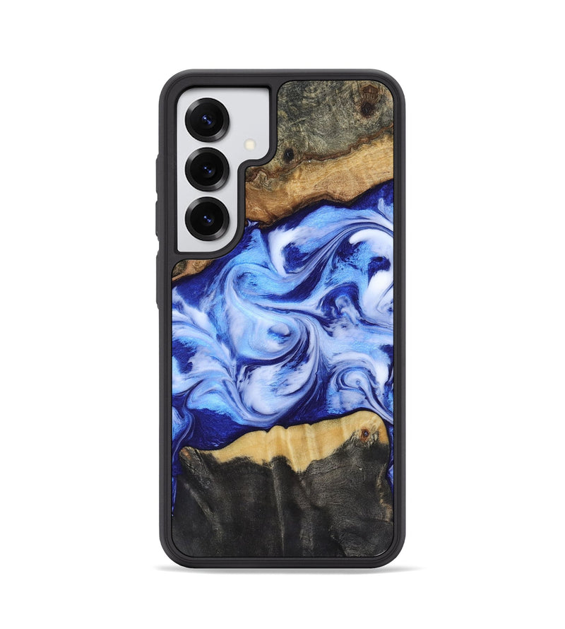 Galaxy S25 Wood Phone Case - Jones (Blue, 819172)