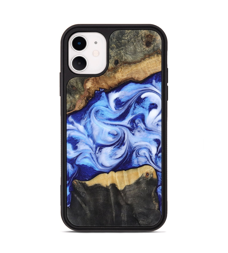 iPhone 11 Wood Phone Case - Jones (Blue, 819172)