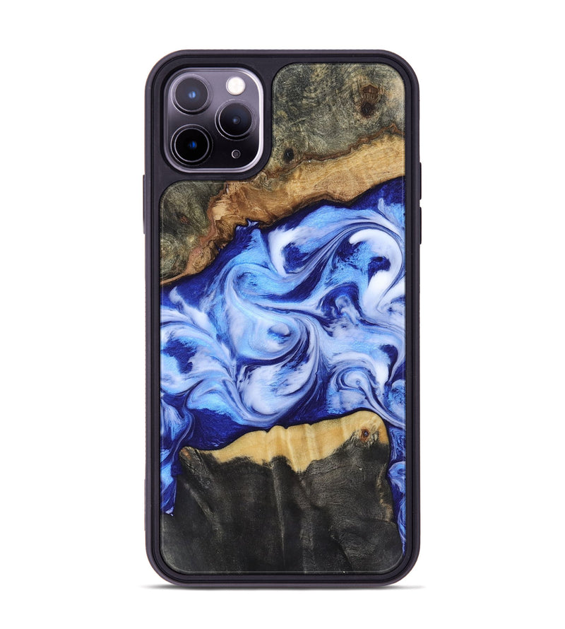 iPhone 11 Pro Max Wood Phone Case - Jones (Blue, 819172)