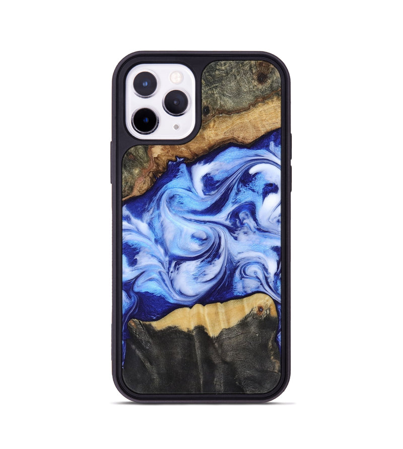 iPhone 11 Pro Wood Phone Case - Jones (Blue, 819172)