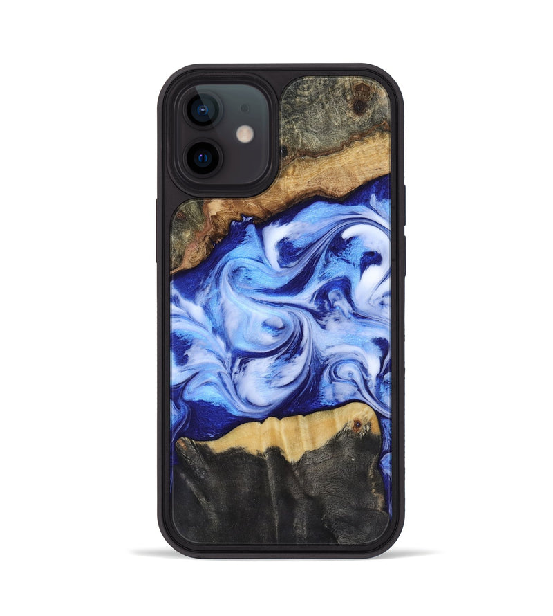 iPhone 12 Wood Phone Case - Jones (Blue, 819172)